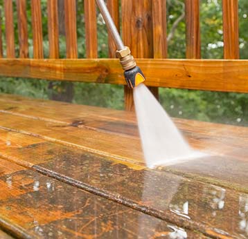 Pressure washing